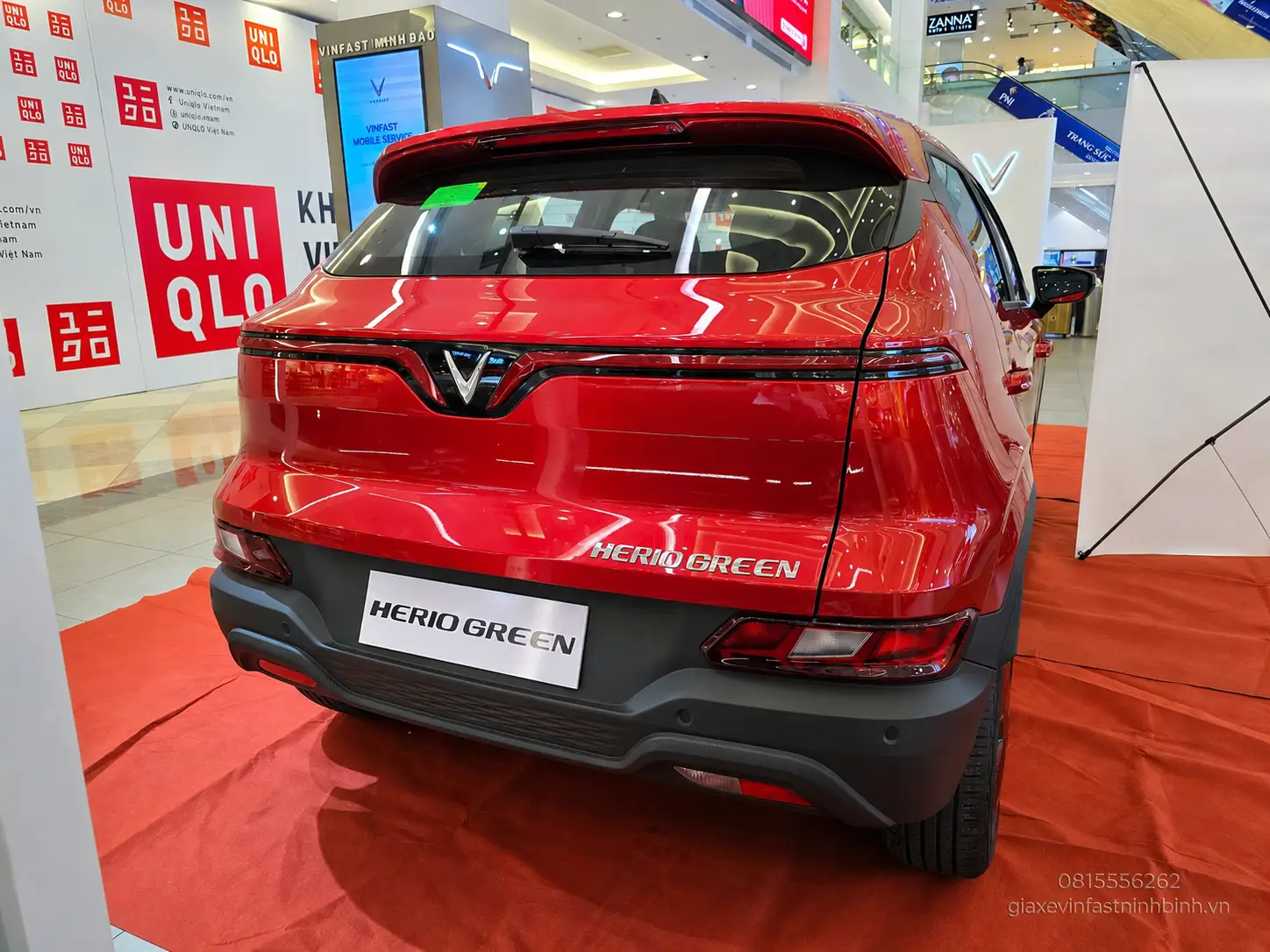 Mặt sau đuôi xe VinFast Herio Green